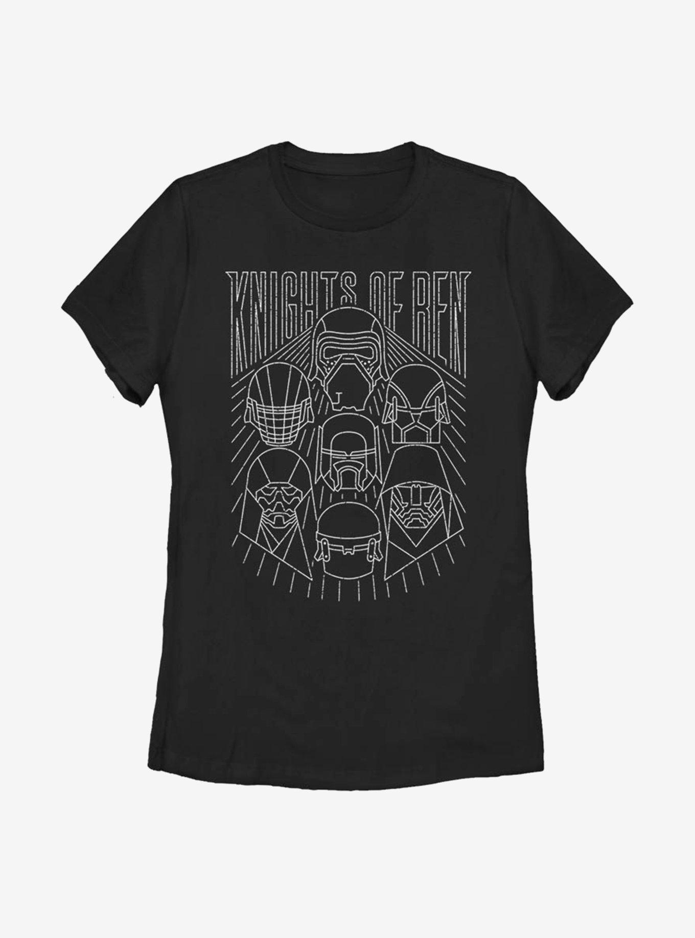 Star Wars Episode IX The Rise Of Skywalker Knights Of Ren Helmets Womens T-Shirt, BLACK, hi-res