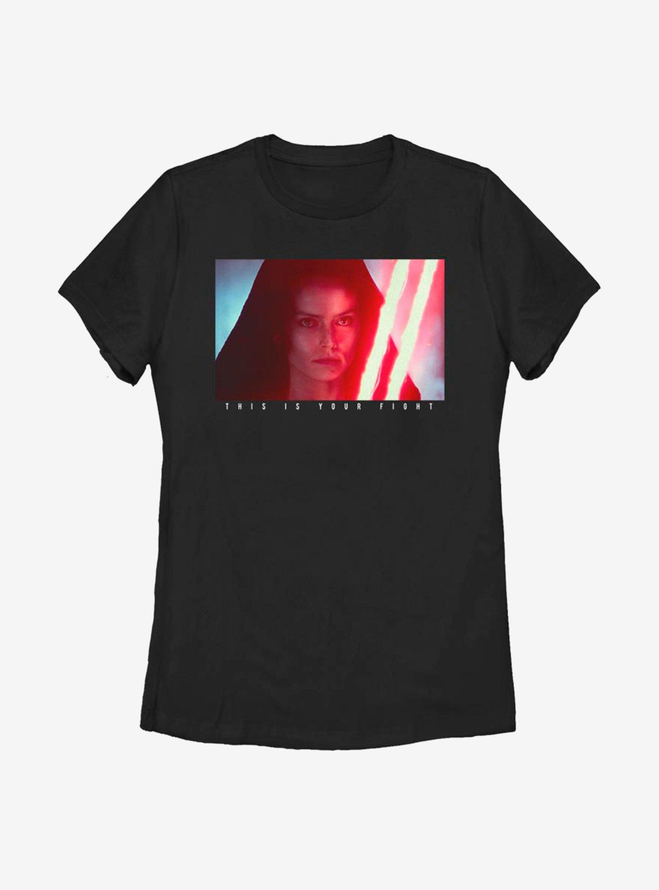 Star Wars Episode IX The Rise Of Skywalker Your Fight Womens T-Shirt, BLACK, hi-res