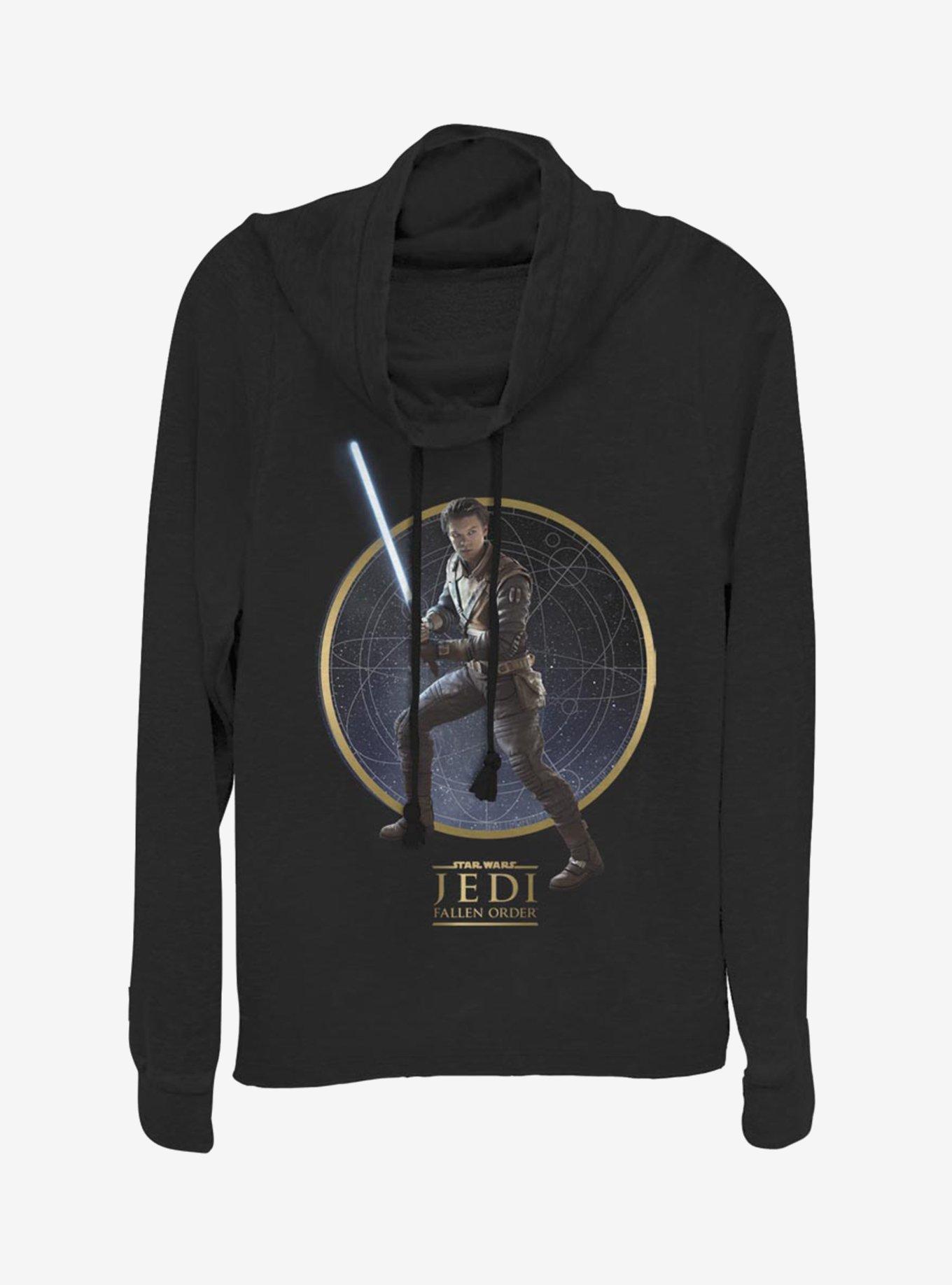 Star Wars Jedi Fallen Order Kal Fallen Order Cowlneck Long-Sleeve Womens Top, , hi-res