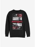 Marvel Avengers: Endgame Hero Icon Panels Sweatshirt, BLACK, hi-res
