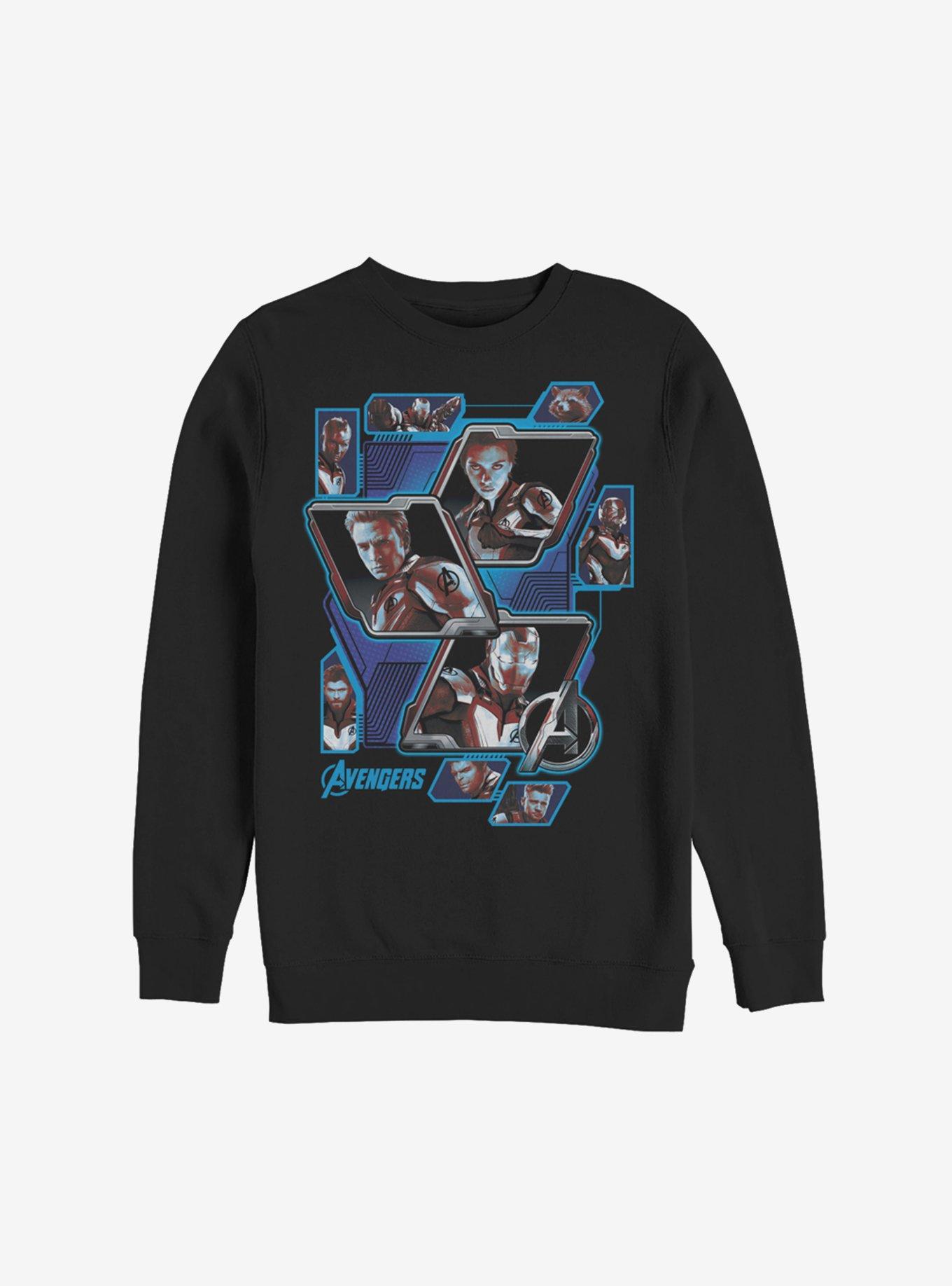 Marvel Avengers: Endgame Panel Shot Sweatshirt, BLACK, hi-res