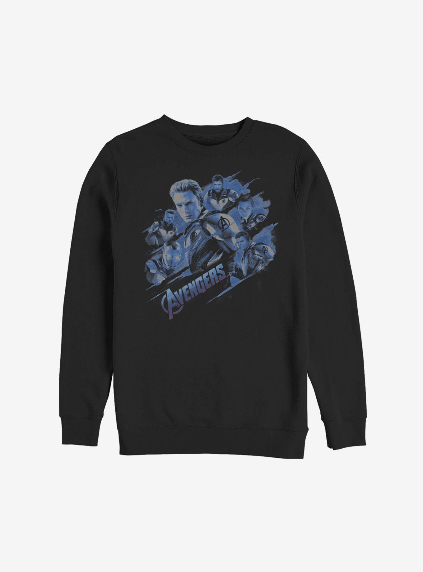 Marvel Avengers: Endgame Cap Blue Shot Sweatshirt, , hi-res