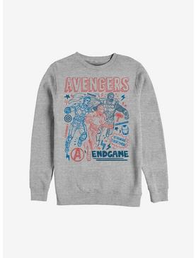 Marvel Avengers: Endgame Mightiest Doodles Sweatshirt, , hi-res