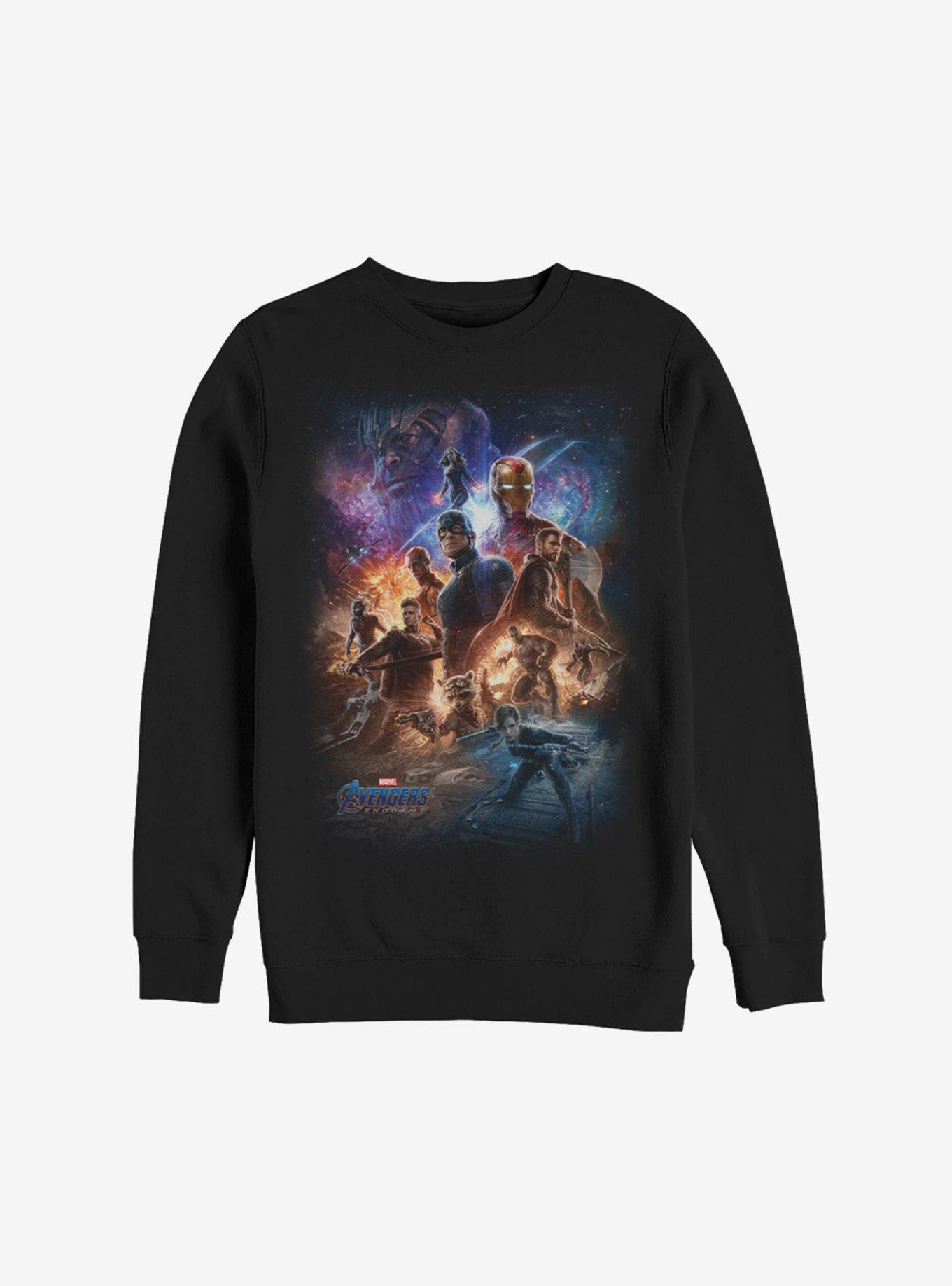 Marvel Avengers: Endgame Poster Sweatshirt, BLACK, hi-res