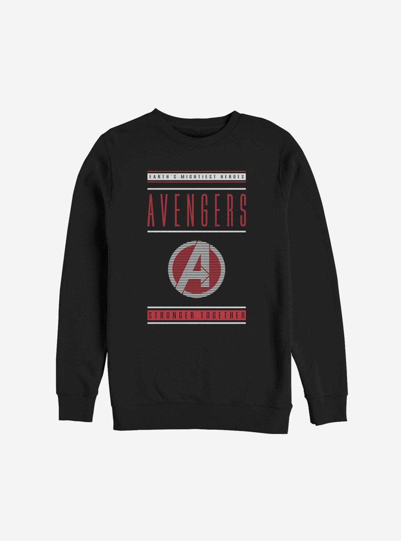 Marvel Avengers: Endgame Stronger Together Sweatshirt, BLACK, hi-res