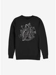 Marvel Avengers: Endgame Flying Heroes Sweatshirt, BLACK, hi-res