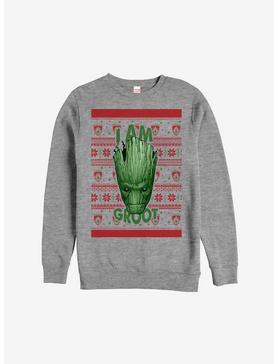 Marvel Guardians Of The Galaxy Groot Christmas Pattern Sweatshirt, , hi-res