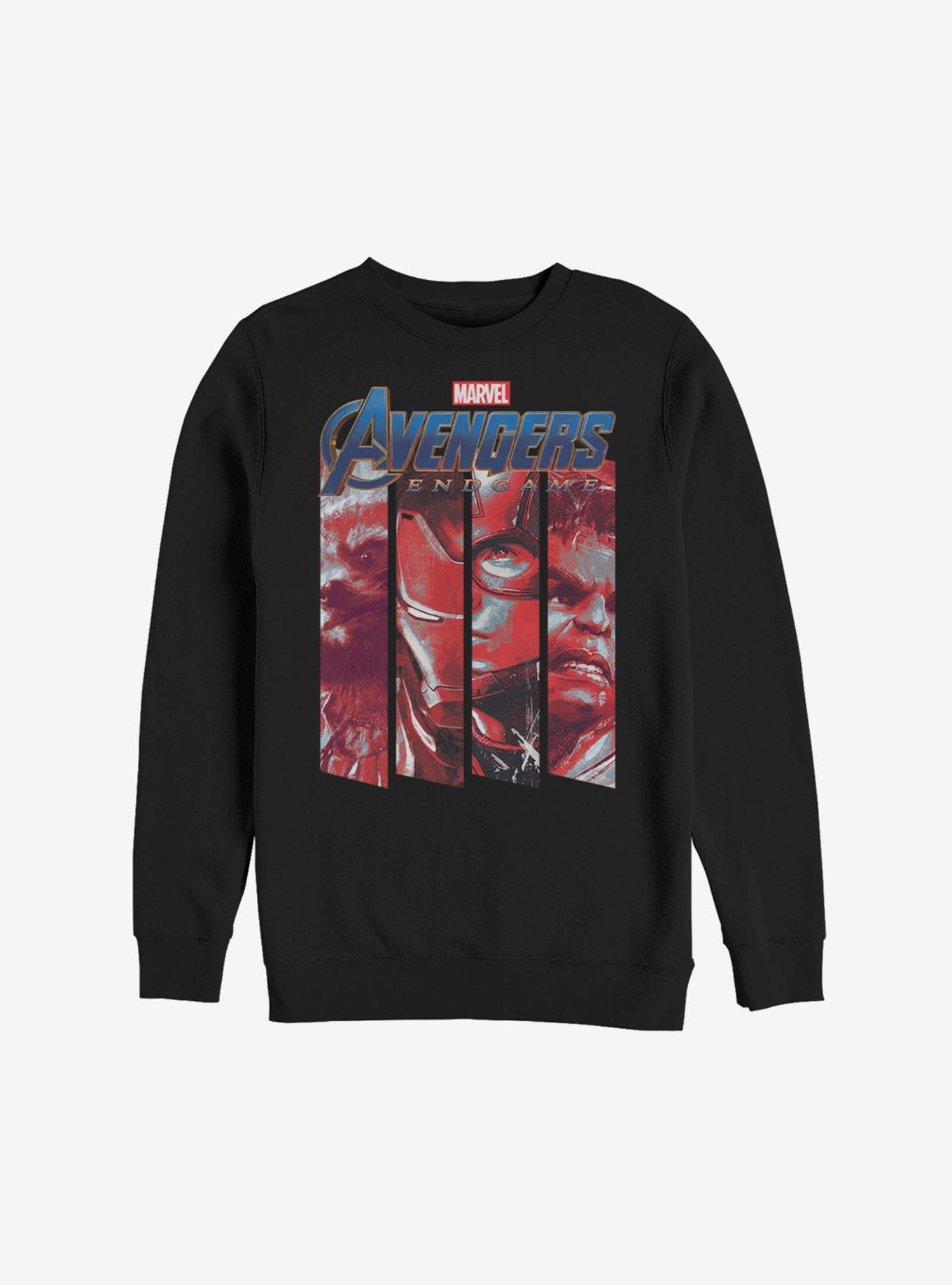 Marvel Avengers: Endgame Four Strong Sweatshirt, BLACK, hi-res