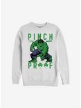 Marvel Hulk Pinch Proof Sweatshirt, WHITE, hi-res