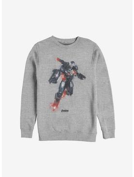 Plus Size Marvel Avengers: Endgame War Machine Paint Sweatshirt, , hi-res