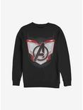 Marvel Avengers: Endgame Logo Armor Sweatshirt, BLACK, hi-res