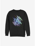 Marvel Avengers: Endgame Logo Swipe Sweatshirt, BLACK, hi-res