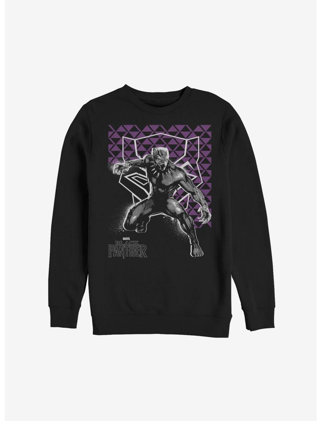 Marvel Black Panther Geo Sweatshirt, BLACK, hi-res
