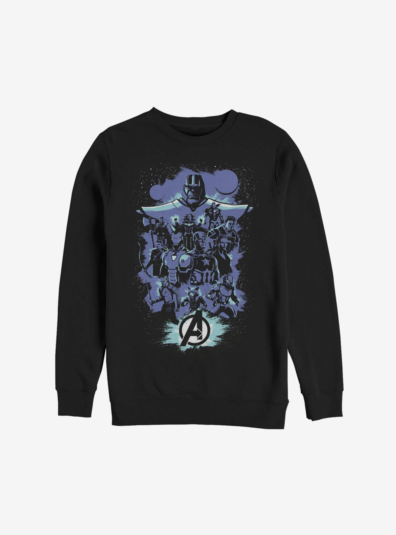 Marvel Avengers: Endgame Pop Art Sweatshirt, BLACK, hi-res