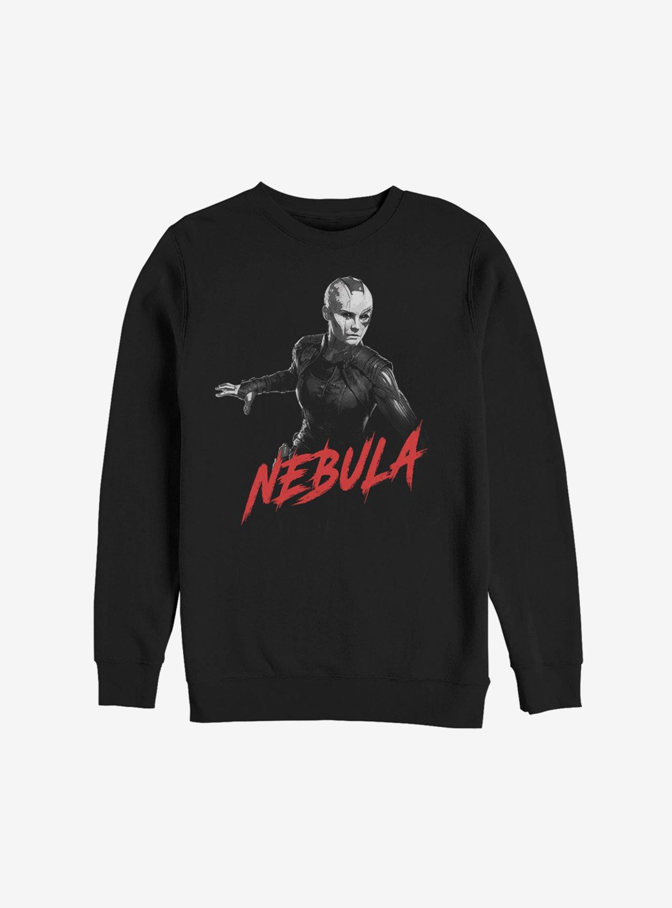 Marvel Avengers: Endgame High Contrast Nebula Sweatshirt, BLACK, hi-res