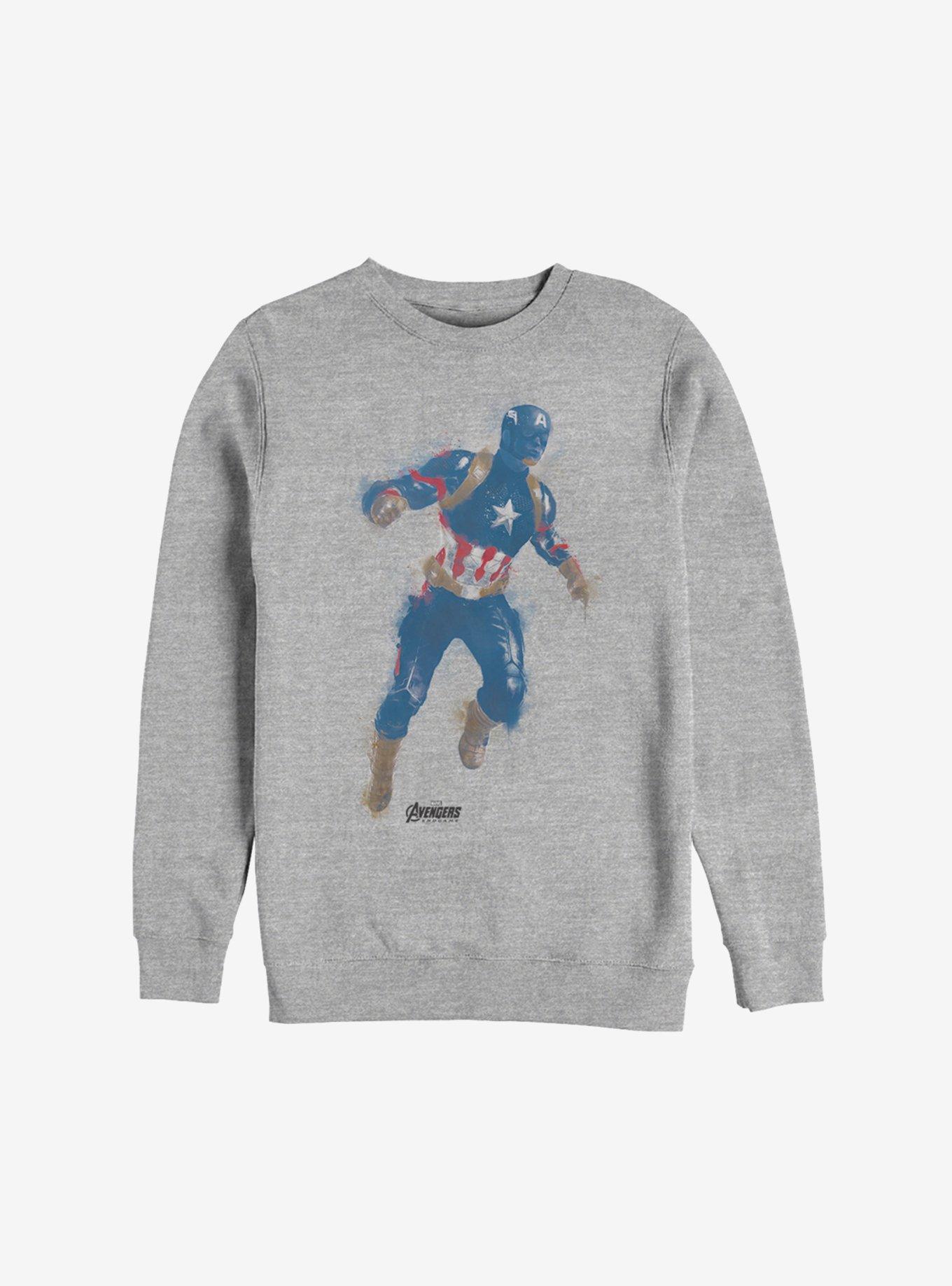 Marvel Captain America Spray Paint Sweatshirt, , hi-res