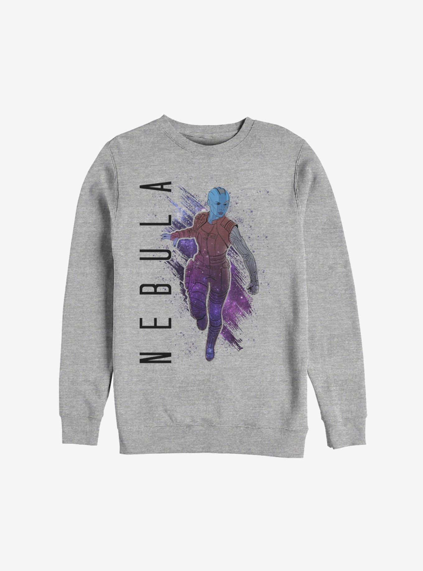 Marvel Avengers: Endgame Nebula Painted Sweatshirt, ATH HTR, hi-res