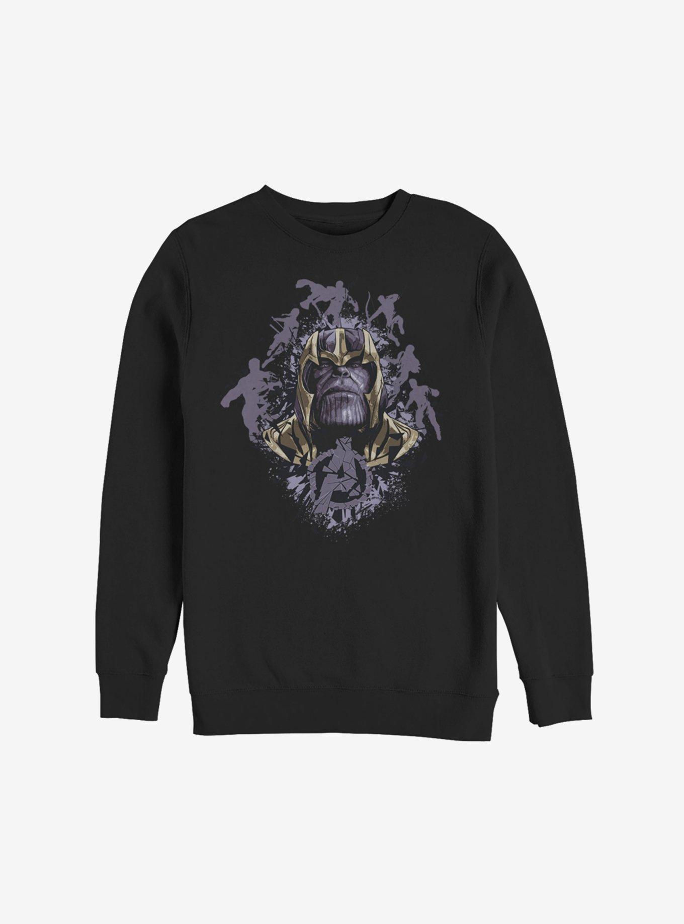 Marvel Avengers: Endgame Thanos Action Sweatshirt, BLACK, hi-res