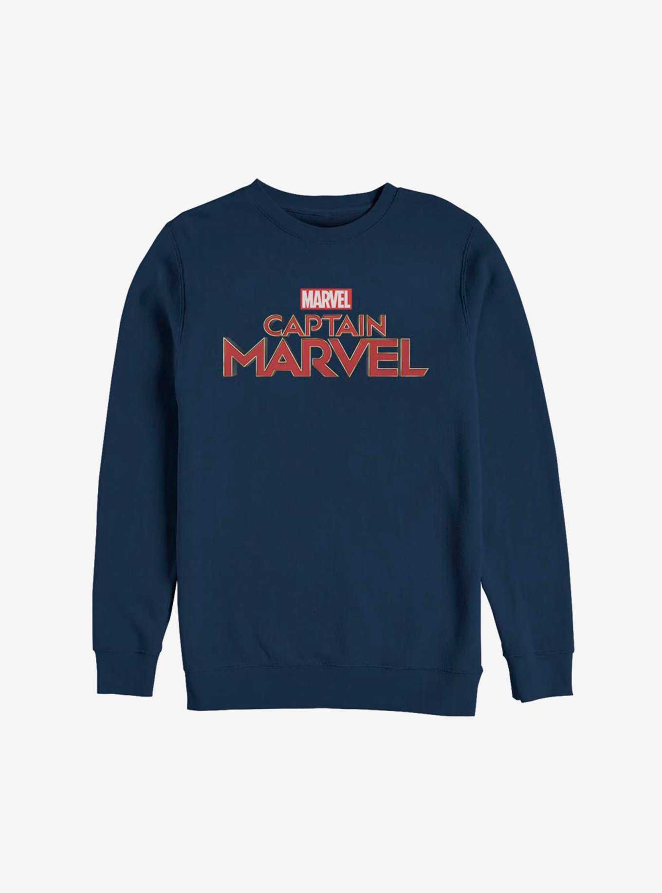 Marvel Captain Marvel Logo Sweatshirt, , hi-res