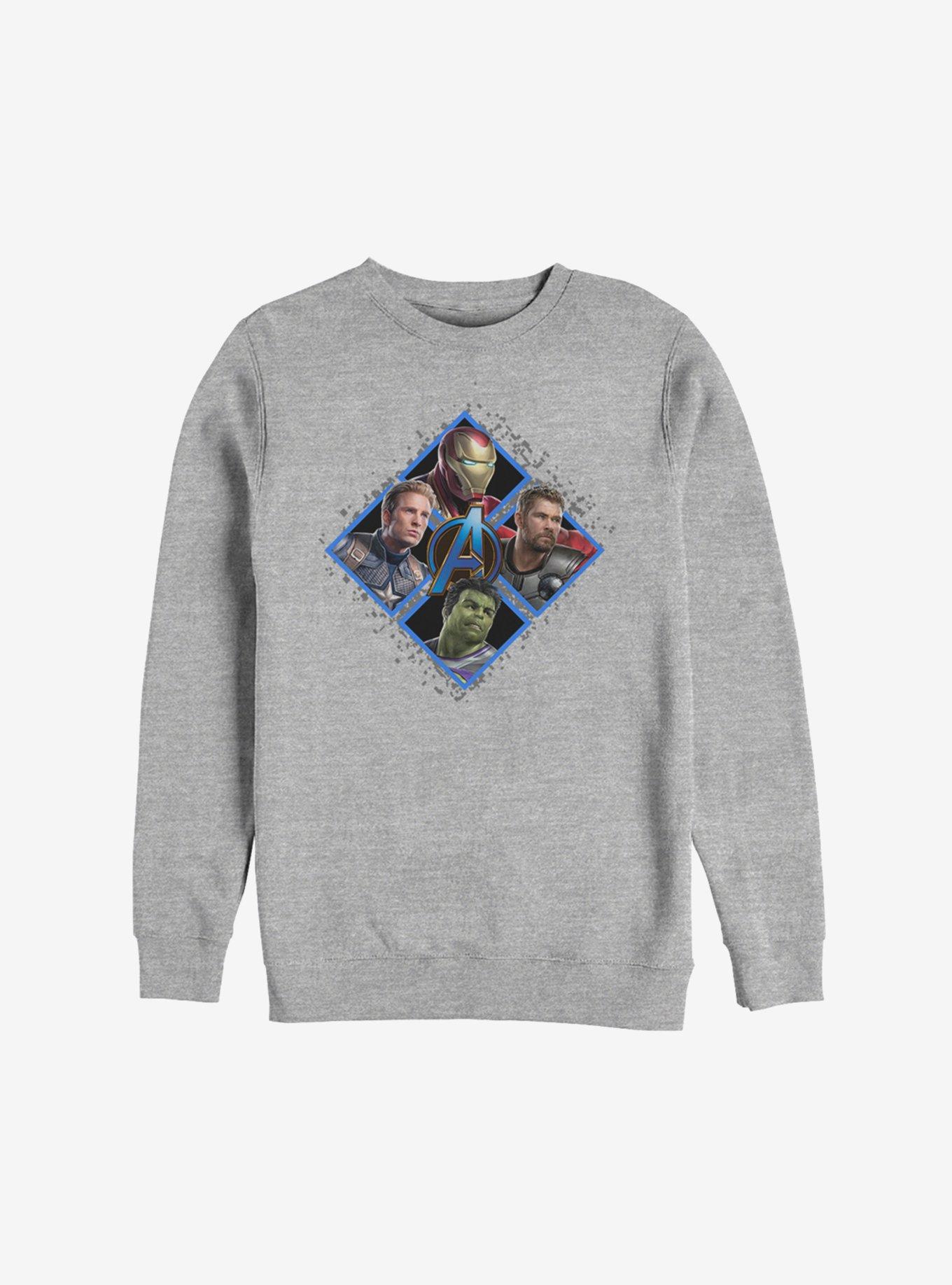 Marvel Avengers: Endgame Our Heroes Sweatshirt, ATH HTR, hi-res