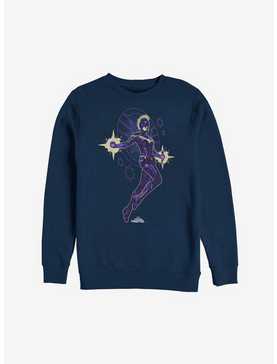 Marvel Captain Marvel Flying Star Sweatshirt, , hi-res