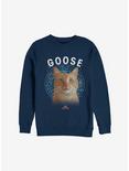 Marvel Captain Marvel Goose Cat Sweatshirt, NAVY, hi-res