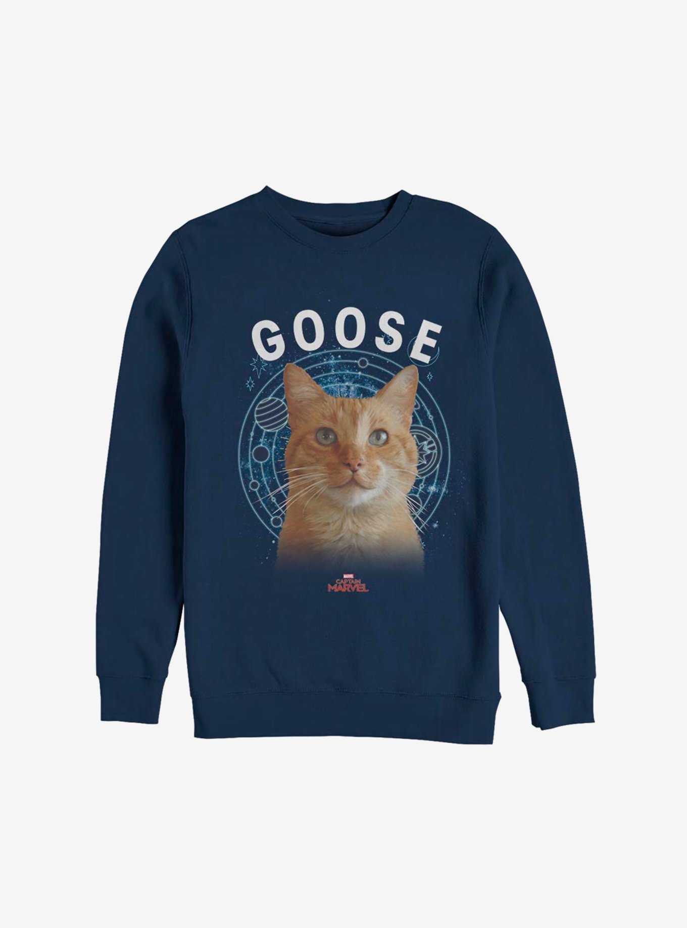 Marvel Captain Marvel Goose Cat Sweatshirt, , hi-res