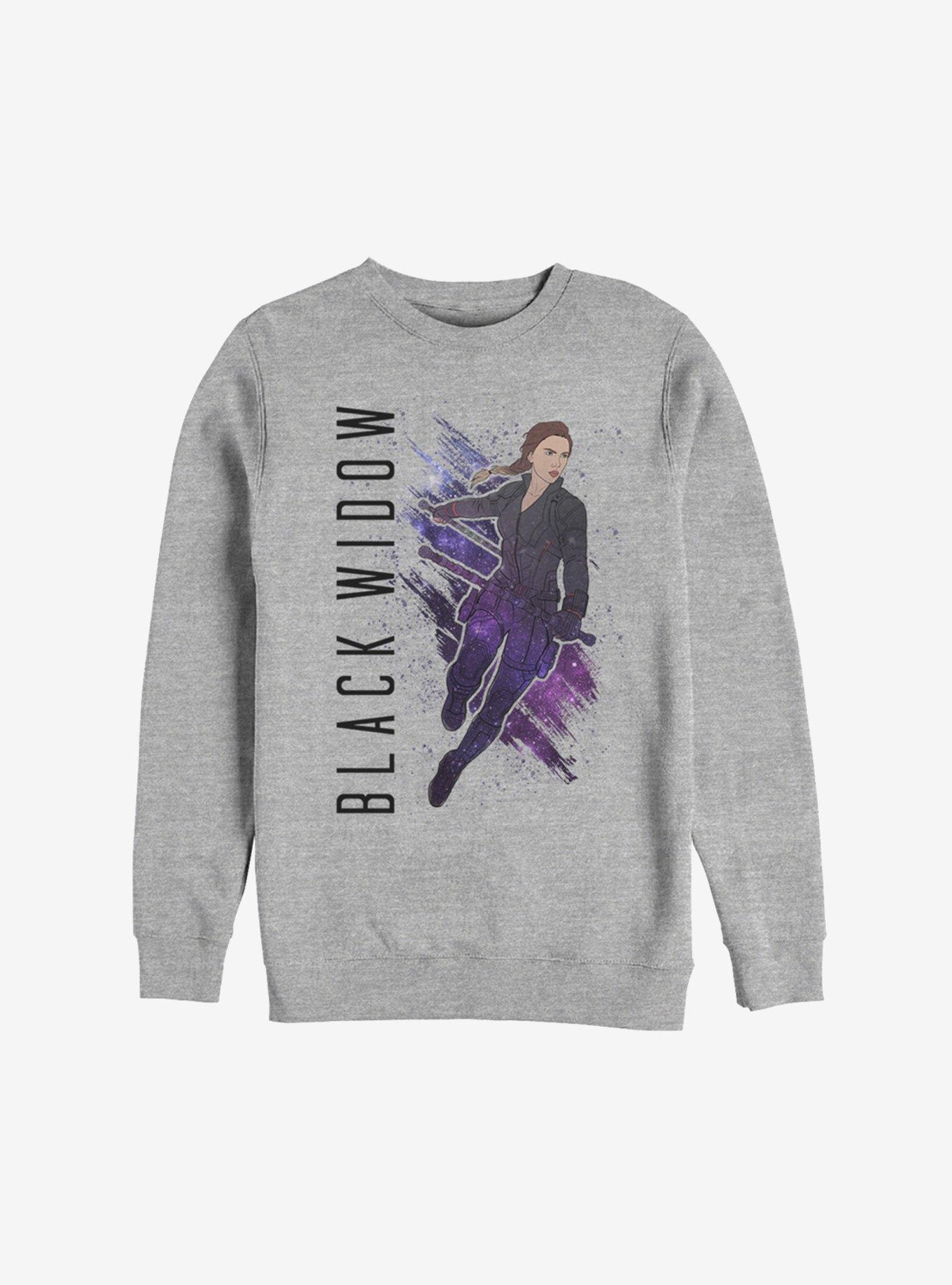 Marvel Avengers: Endgame Black Widow Painted Sweatshirt, , hi-res