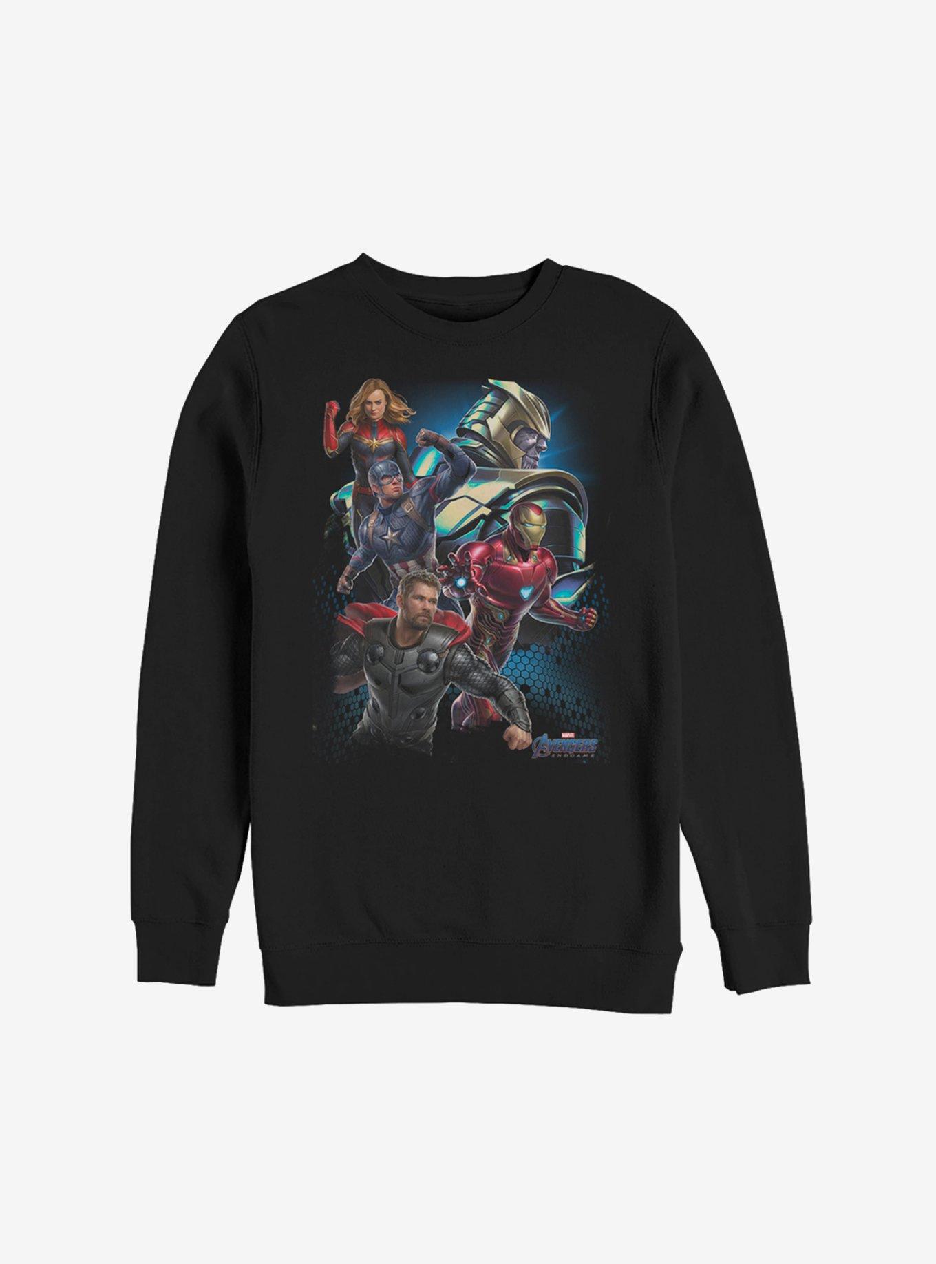 Marvel Avengers: Endgame Thanos Enemies Sweatshirt, BLACK, hi-res