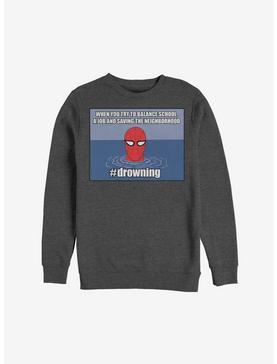 Marvel Spider-Man #Drowning Sweatshirt, , hi-res