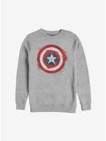 Marvel Captain America Spray Logo Sweatshirt, ATH HTR, hi-res
