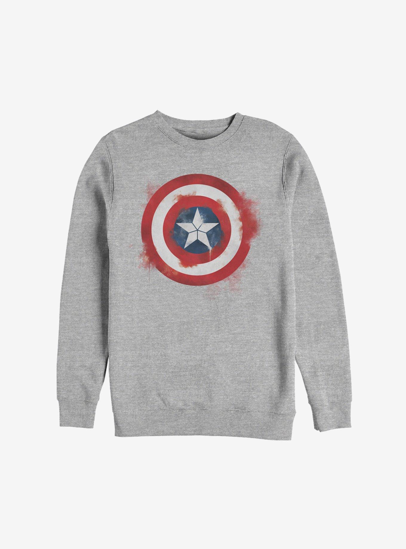 Marvel Captain America Spray Logo Sweatshirt, , hi-res