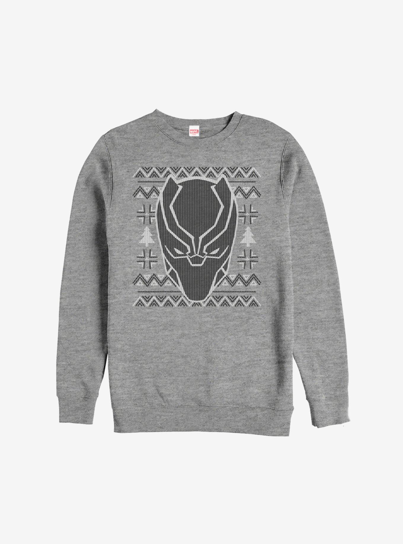 Marvel Black Panther Christmas Pattern Sweatshirt, , hi-res