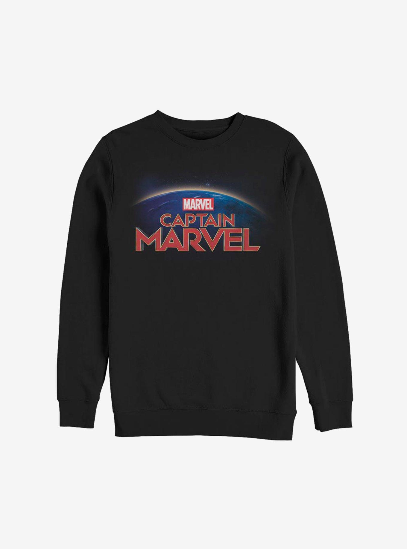 Marvel Captain Marvel World Sweatshirt, BLACK, hi-res