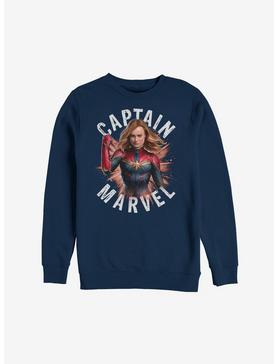 Marvel Avengers: Endgame Cap Marvel Burst Sweatshirt, , hi-res