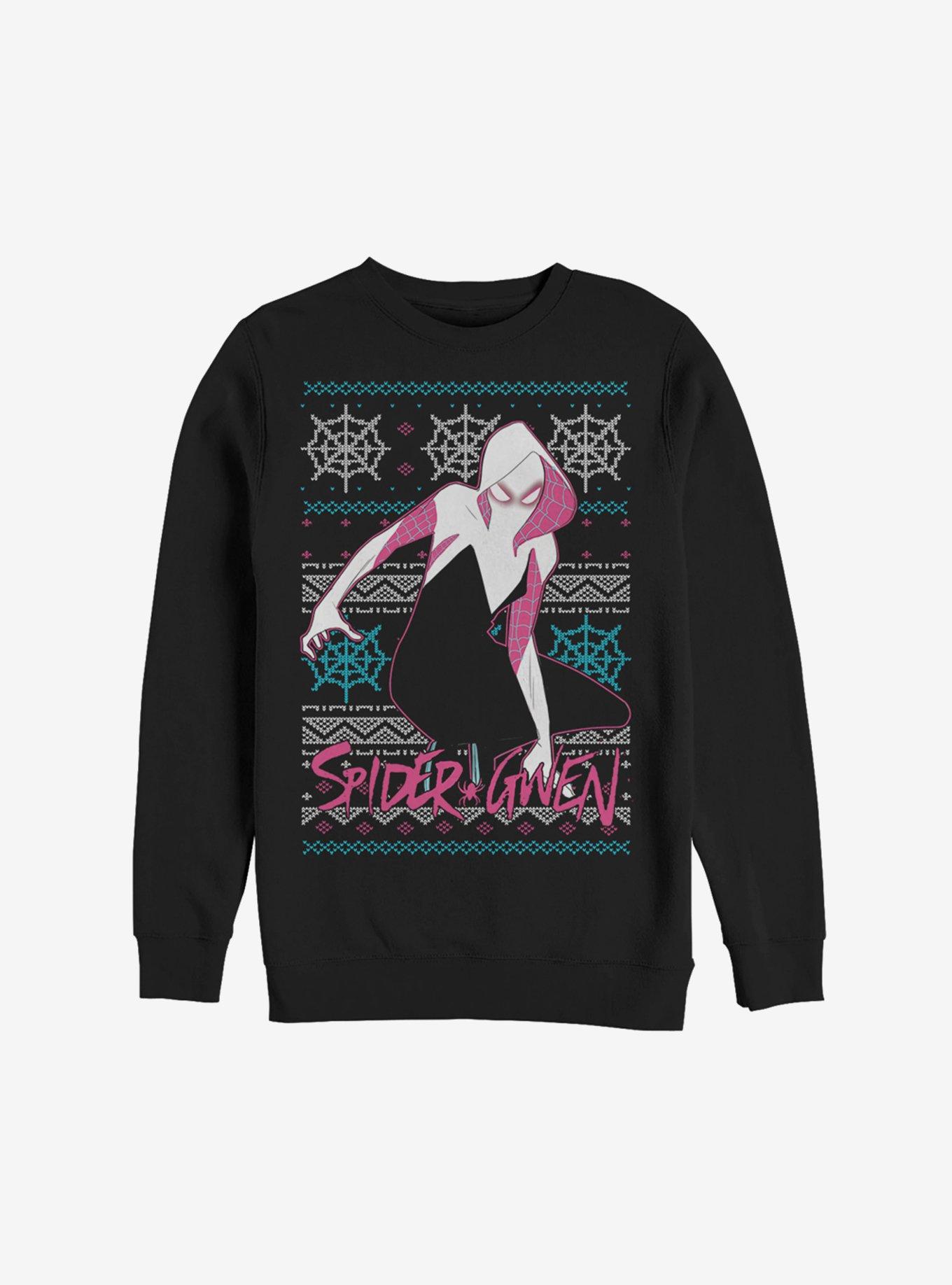 Marvel Spider-Man Spider Gwen Christmas Pattern Sweatshirt, , hi-res