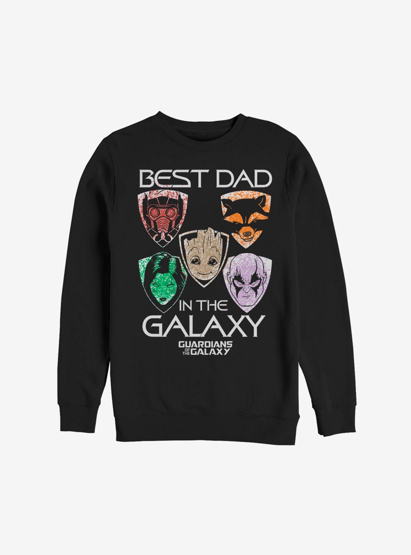 Marvel Guardians Of The Galaxy Best Dad Sweatshirt, , hi-res