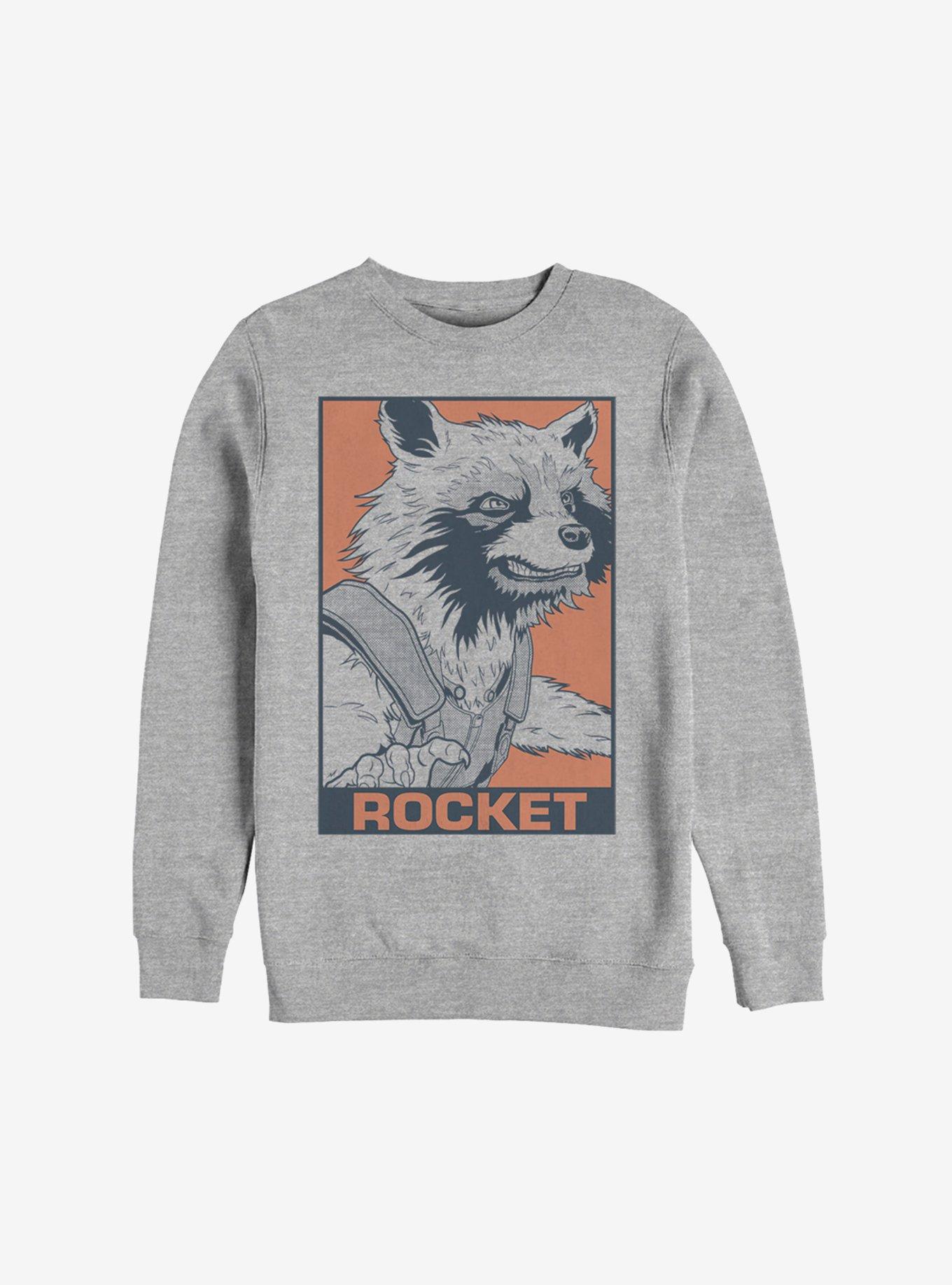 Marvel Guardians Of The Galaxy Pop Rocket Sweatshirt, , hi-res