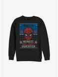 Marvel Spider-Man Dad's Heroic Holiday Sweater Sweatshirt, BLACK, hi-res