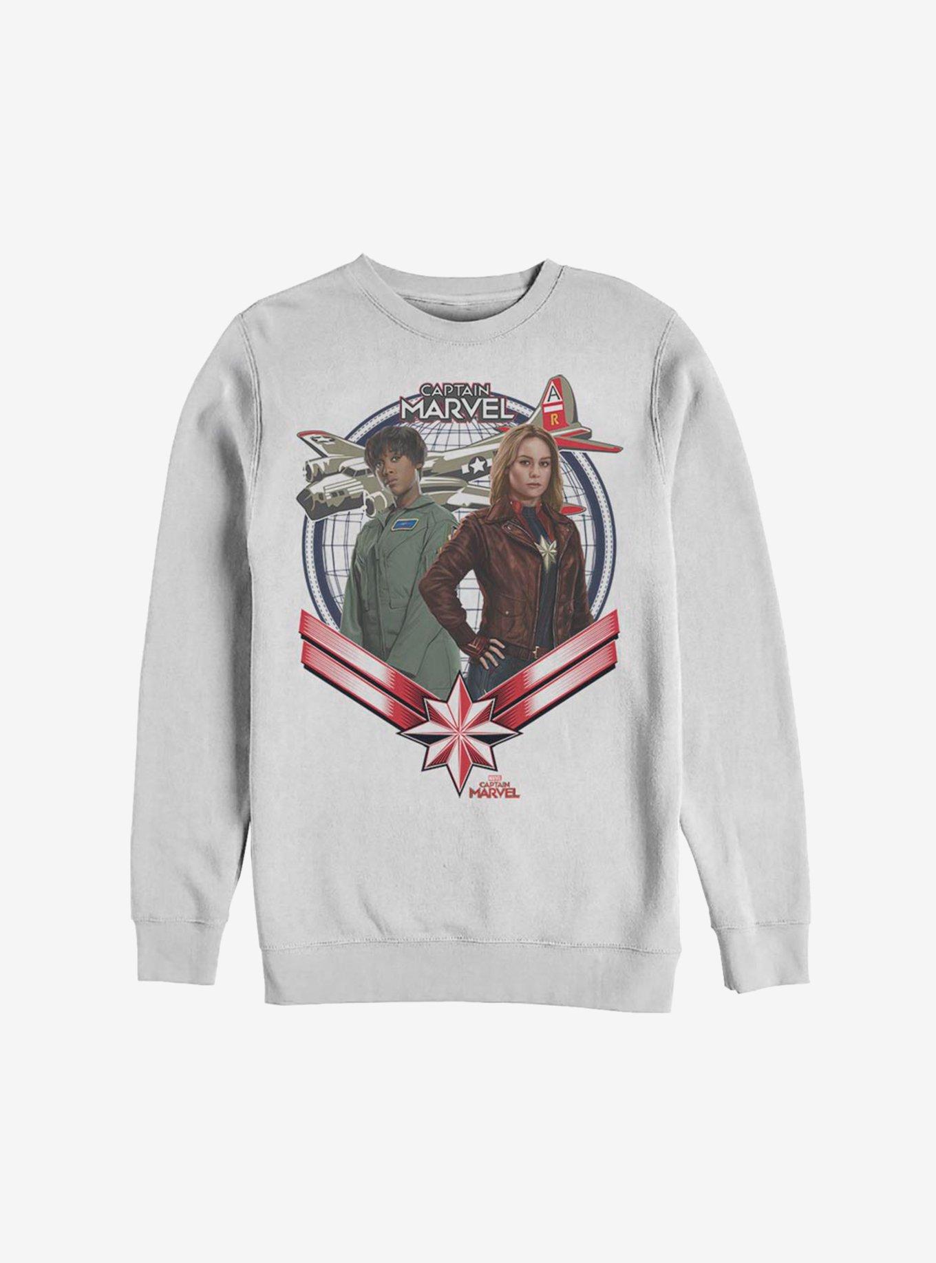 Marvel Captain Marvel Two Gunners Sweatshirt, , hi-res