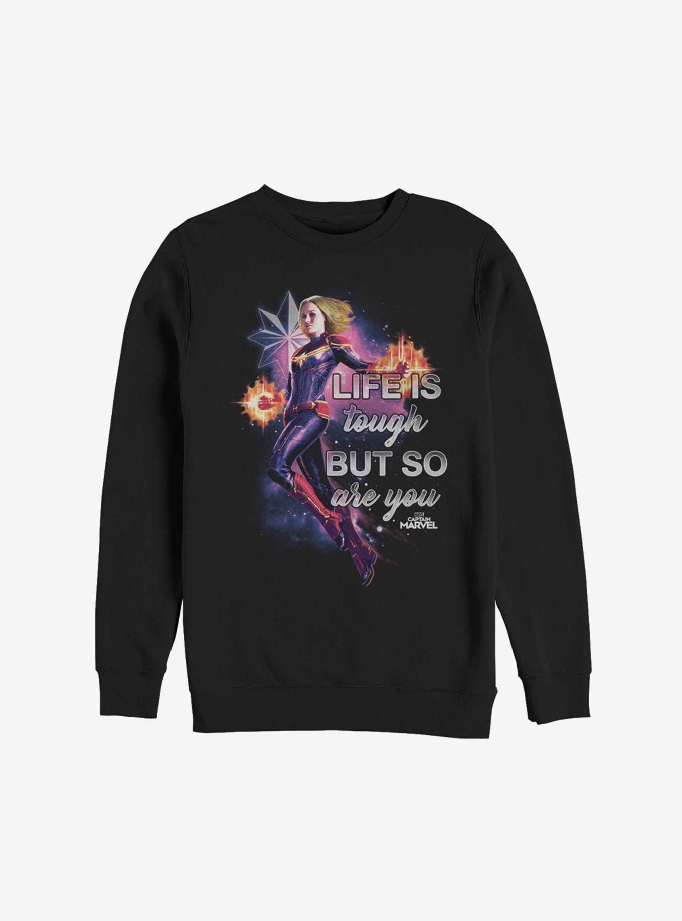 Marvel Captain Marvel You Are Tough Sweatshirt, , hi-res