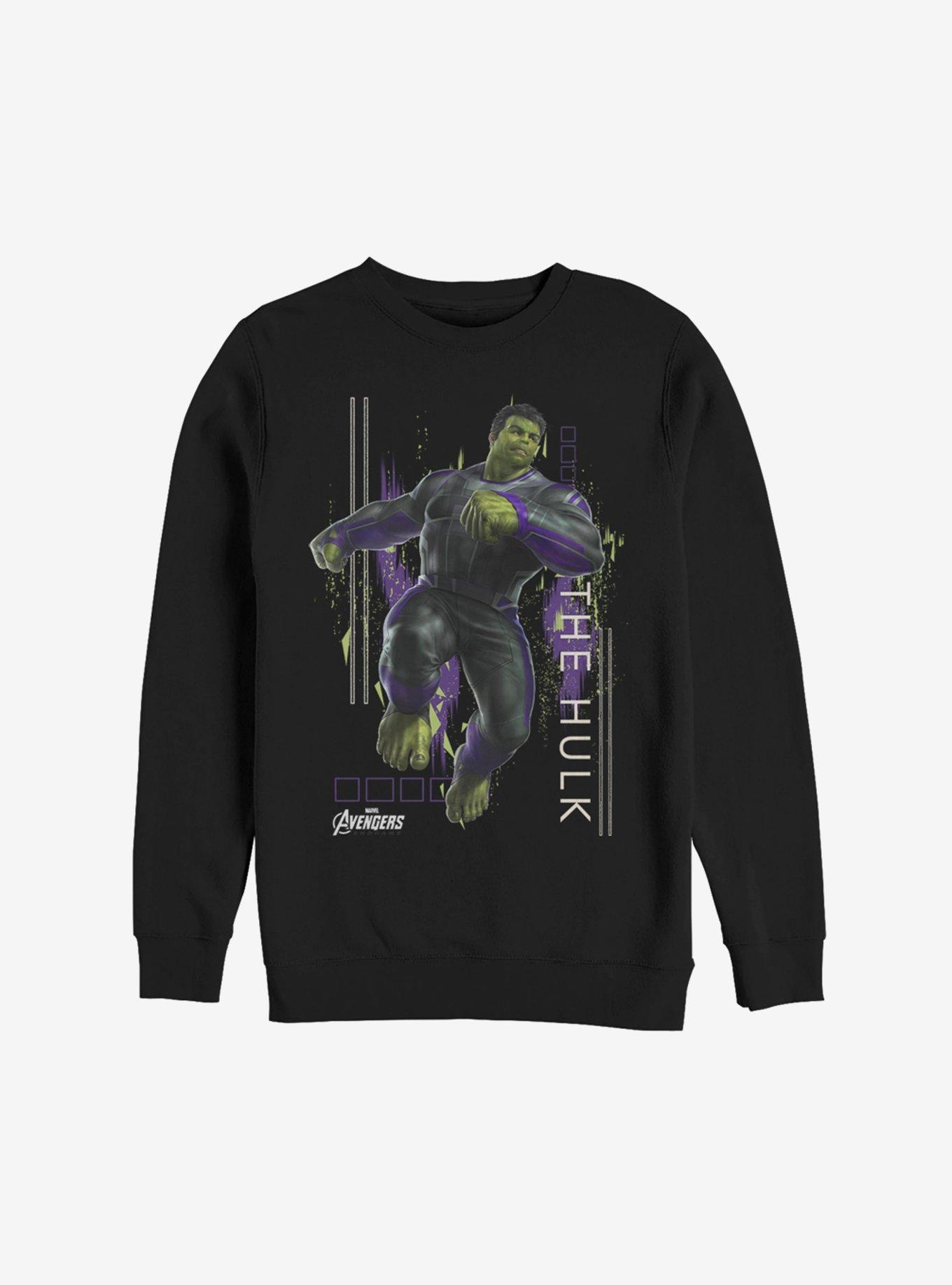 Marvel Hulk Motion Sweatshirt, BLACK, hi-res