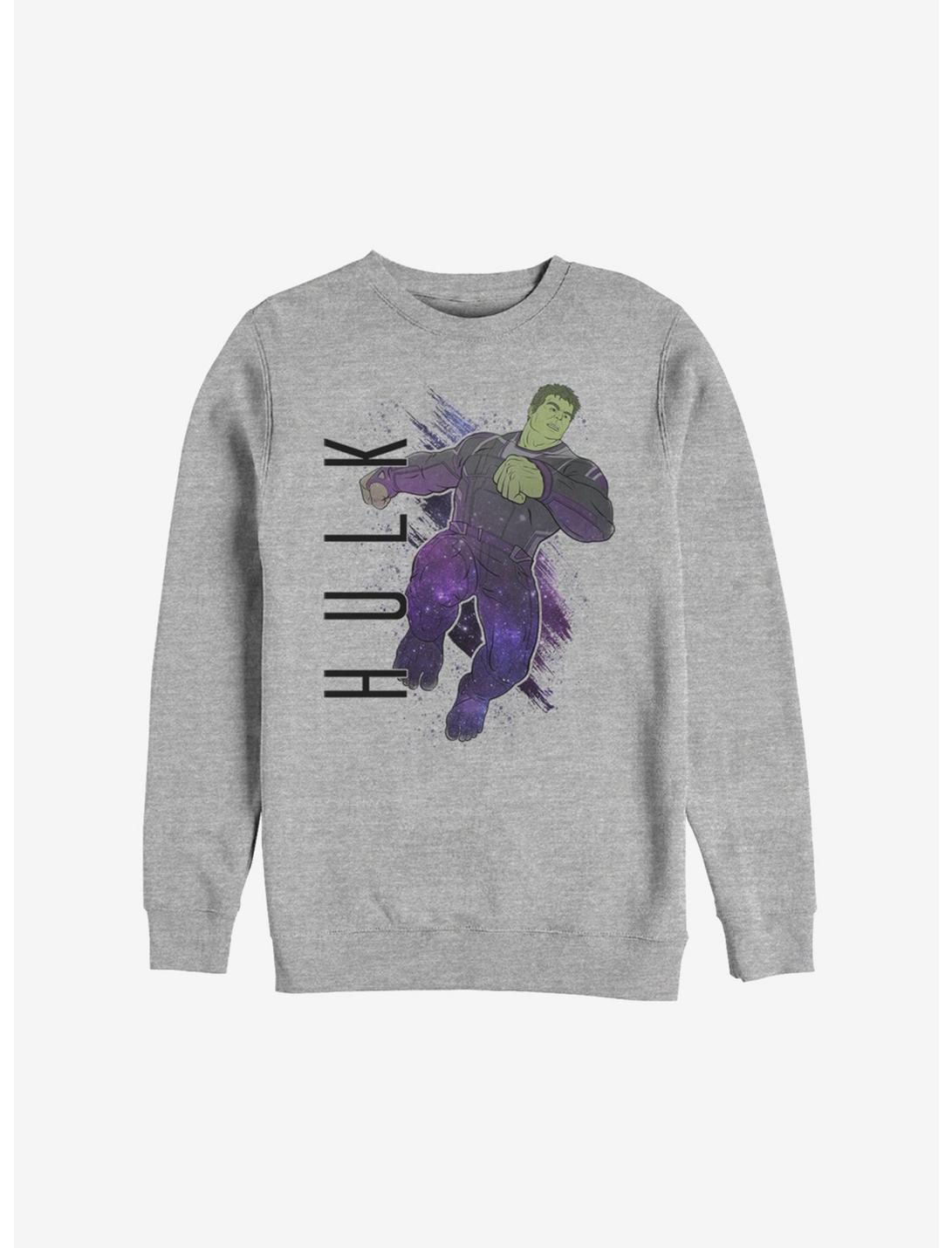 Marvel Hulk Painted Sweatshirt, ATH HTR, hi-res
