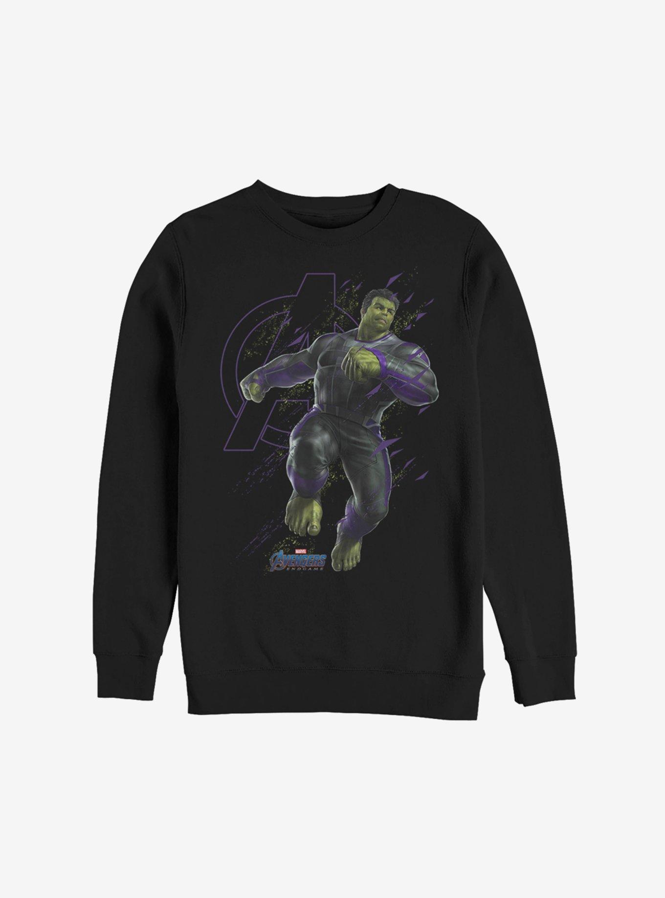 Marvel Hulk Particles Sweatshirt, BLACK, hi-res