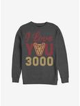 Marvel Iron Man Love You 3000 Arc Reactor Sweatshirt, CHAR HTR, hi-res