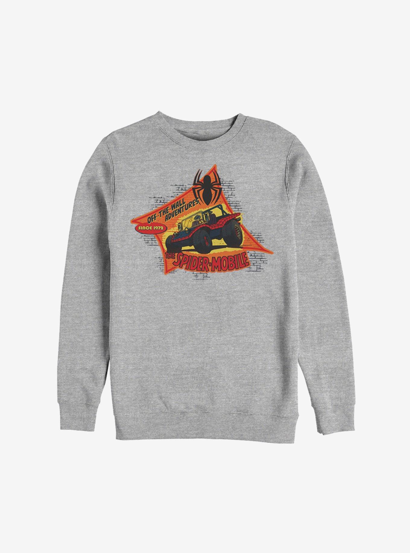 Marvel Spider-Man Spider-Mobile Adventures Sweatshirt, ATH HTR, hi-res