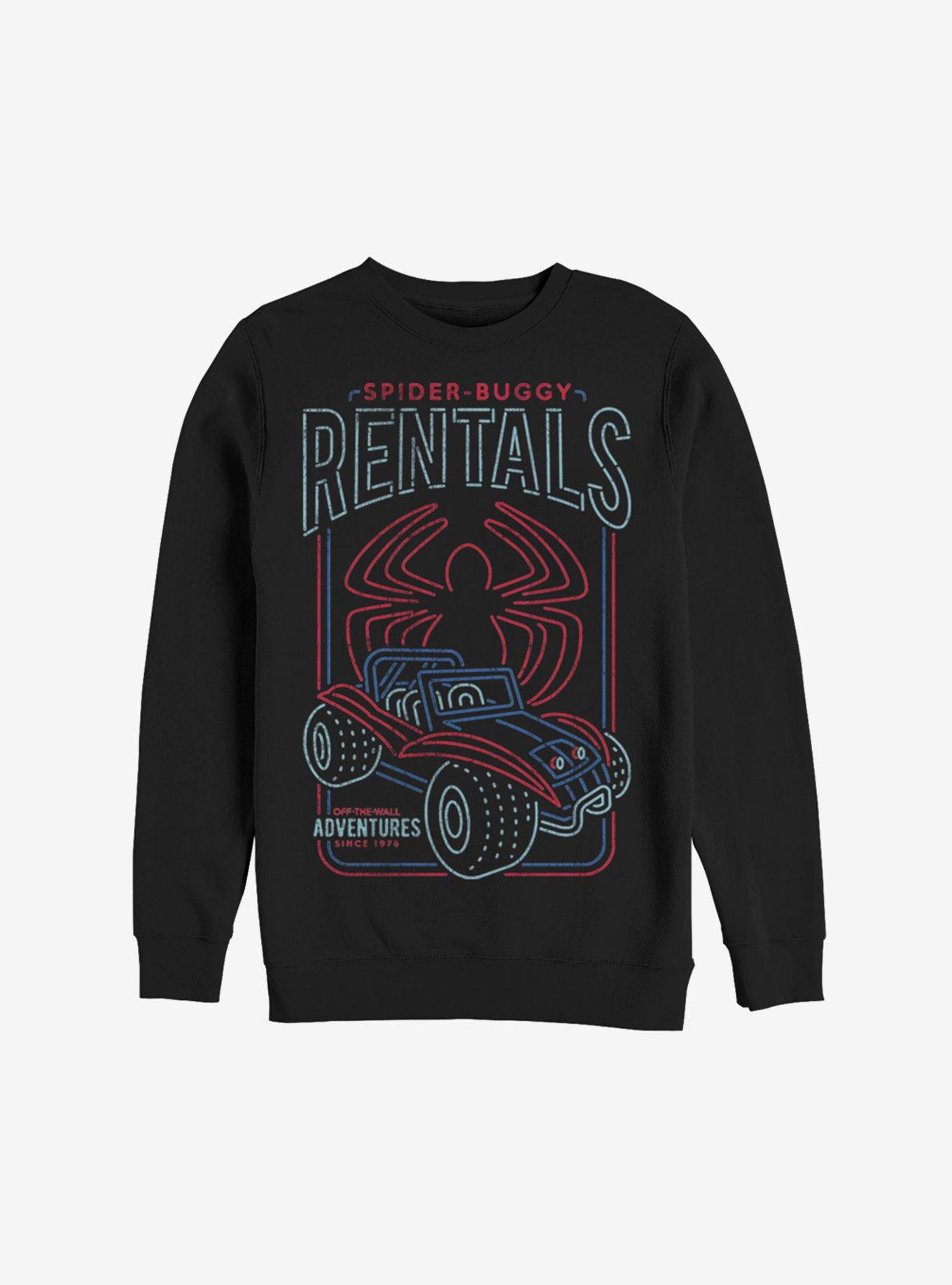 Marvel Spider-Man Spider-Buggy Rentals Sweatshirt, BLACK, hi-res