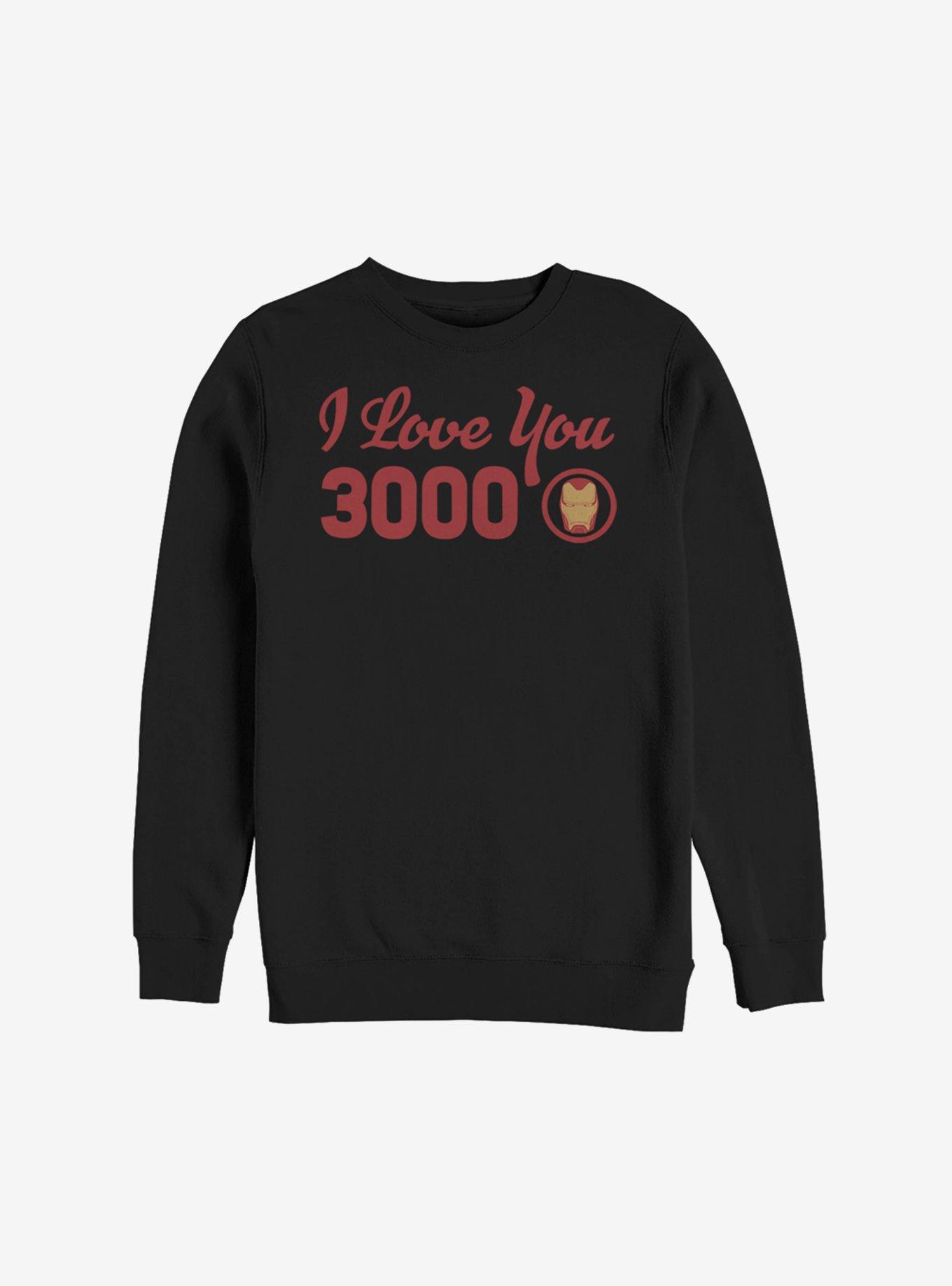 Marvel Iron Man I Love You Icon Sweatshirt, BLACK, hi-res