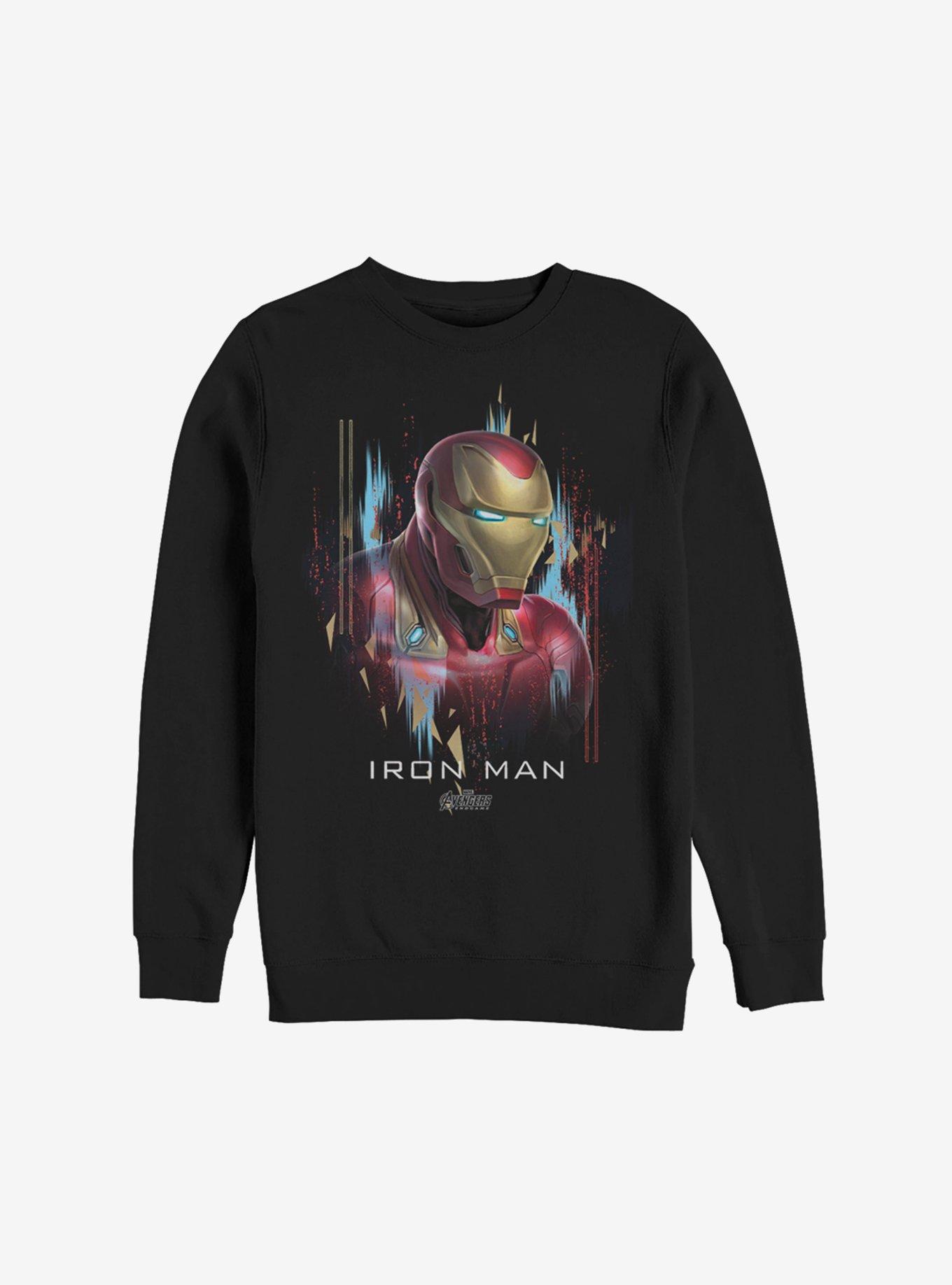 Marvel Iron Man Portrait Sweatshirt, BLACK, hi-res