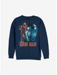 Marvel Iron Man Profile Sweatshirt, NAVY, hi-res